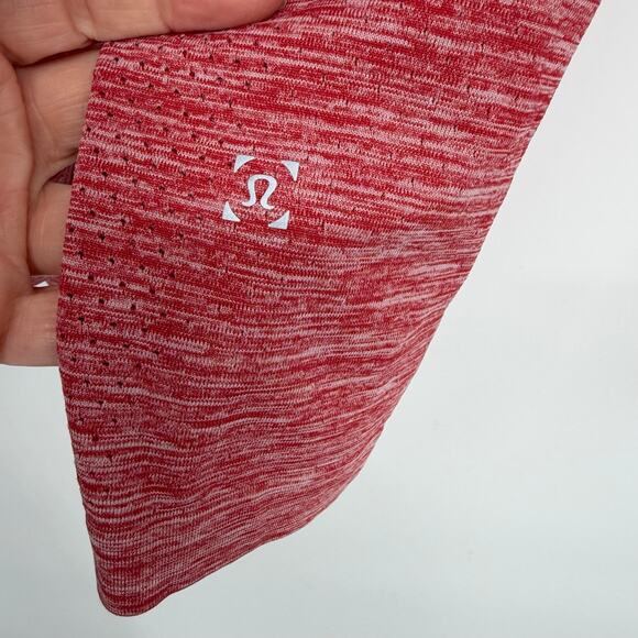 Lululemon Top Mens Large Metal Vent Tech Long Sleeve Red Workout Active Running - Picture 5 of 9